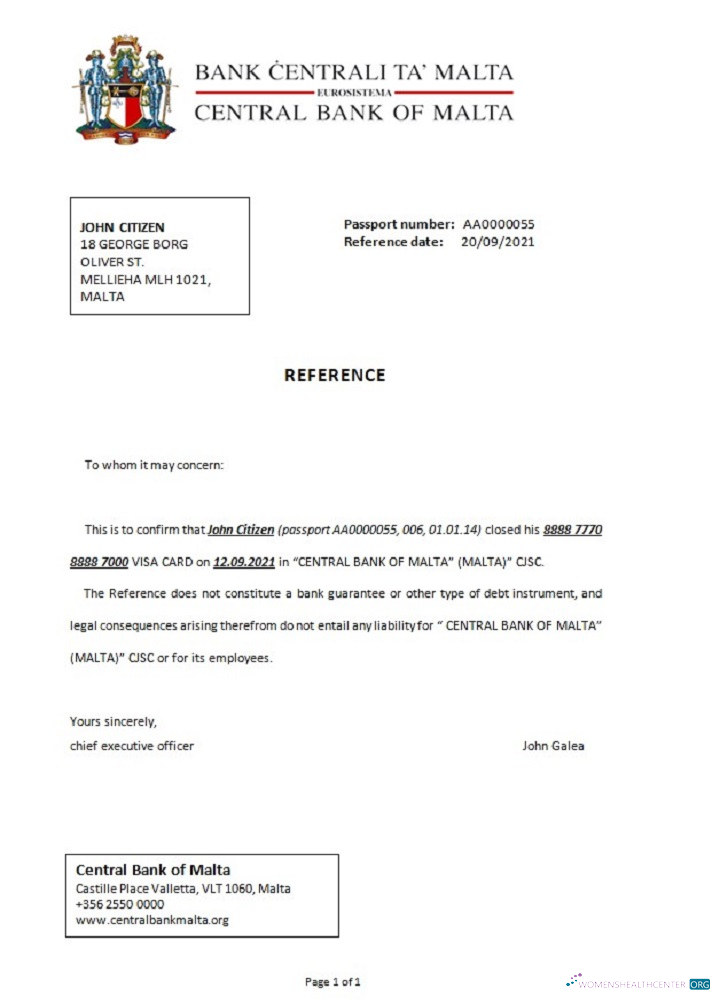 Download Malta Central Bank of Malta closure reference Photoshop template